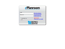 Tablet Screenshot of eplanroom.reprographix.com